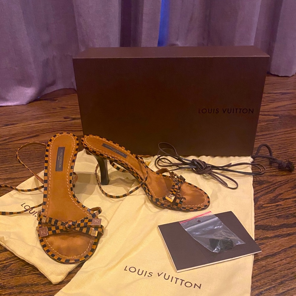 Louis Vuitton Damier Strap Sandal